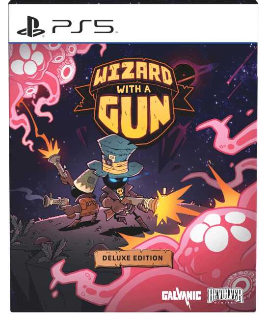 Wizard with a Gun box art for Playstation 5